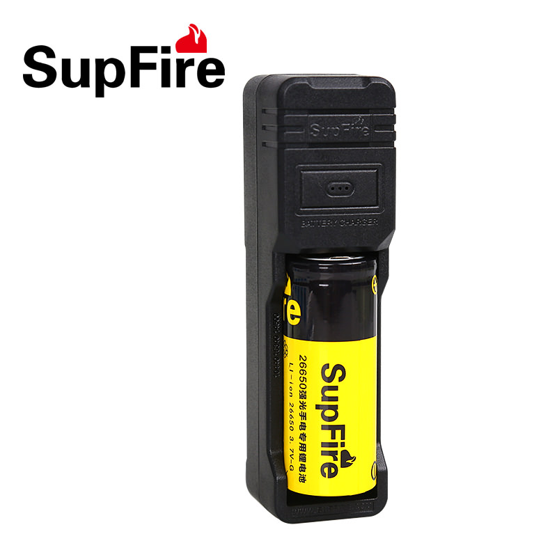 �c�舨榭瓷唐�:Supfire 266650/18650�池充�器 AC16 USB��光手�配件